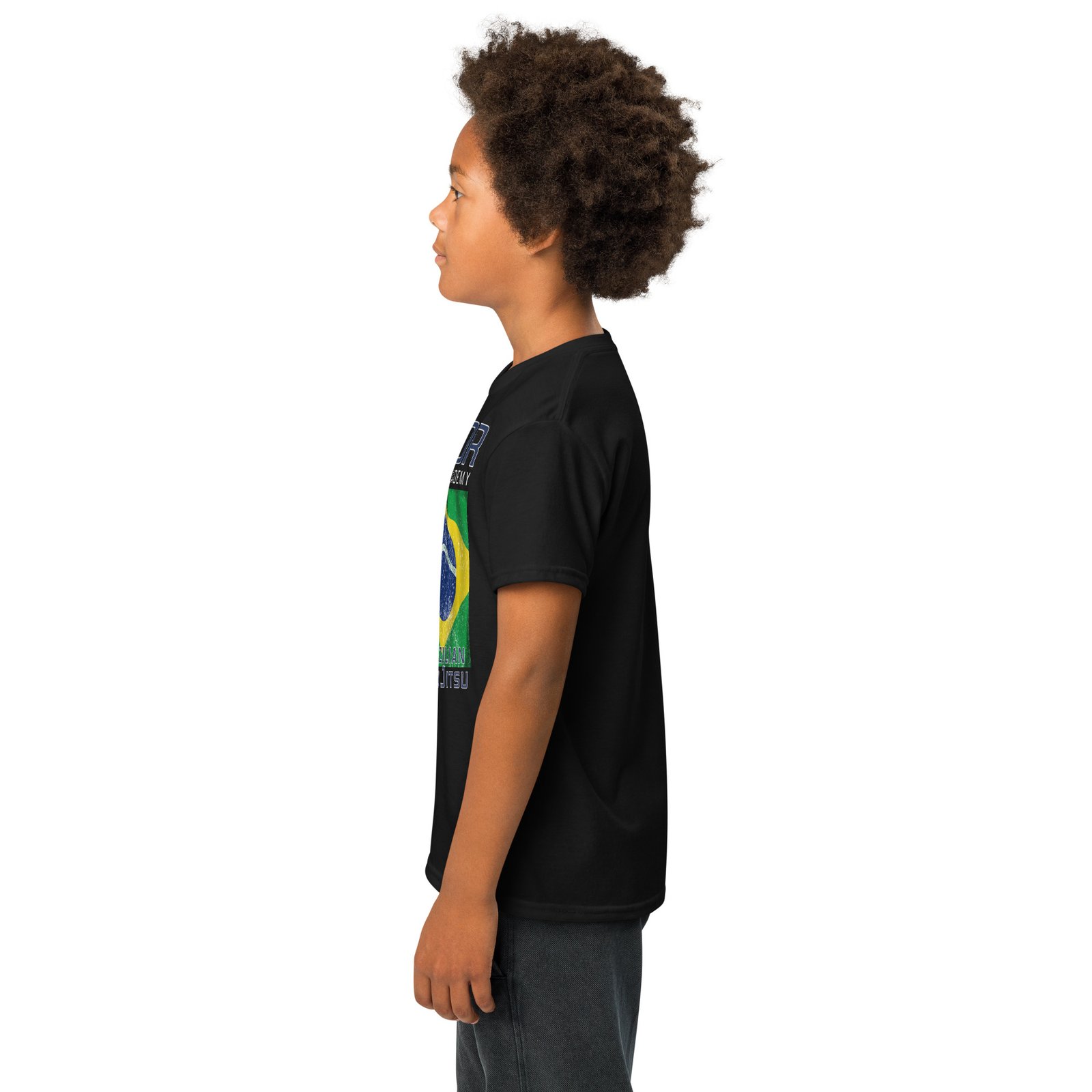 Youth Jiu Jitsu Flag T-shirt - Image 2