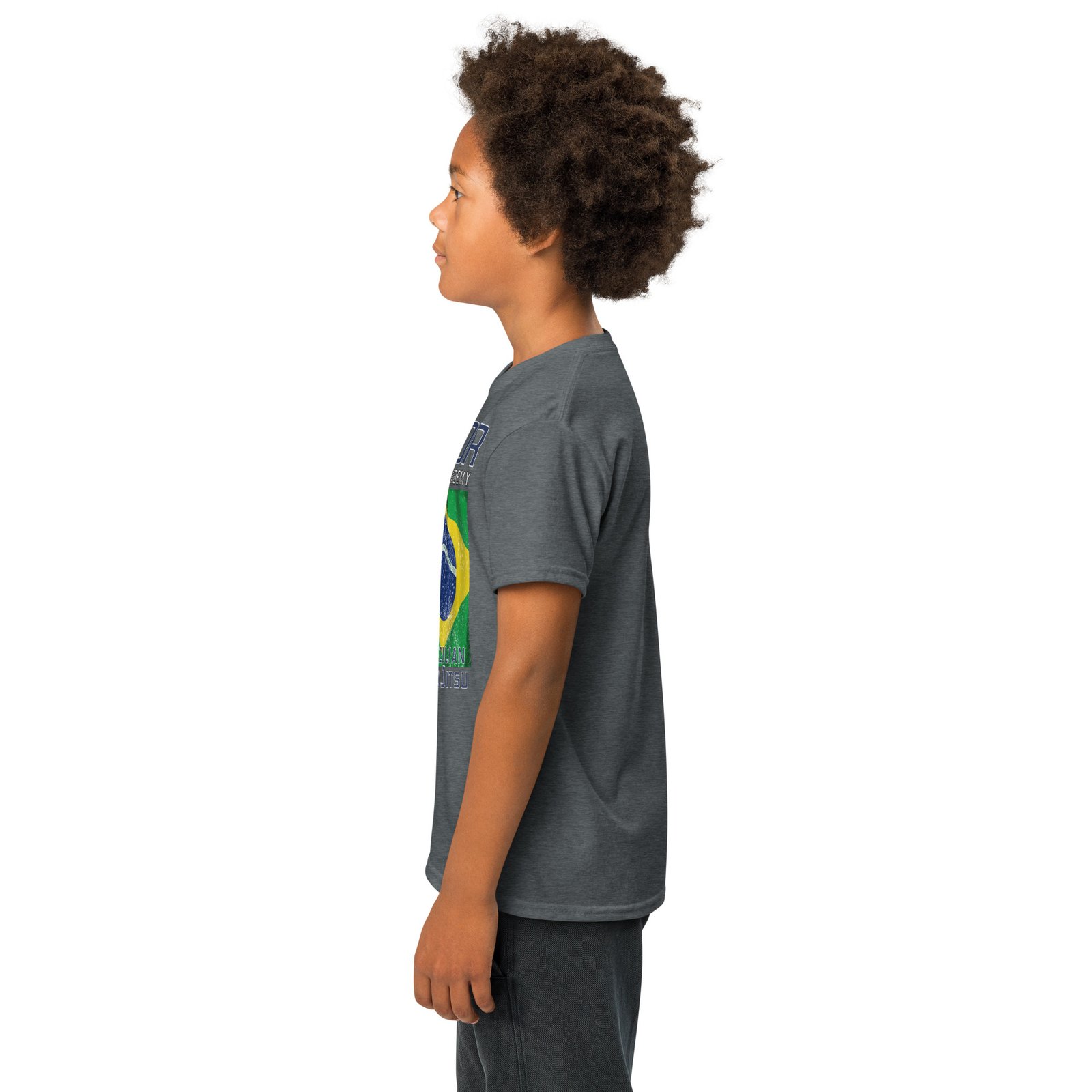 Youth Jiu Jitsu Flag T-shirt - Image 14
