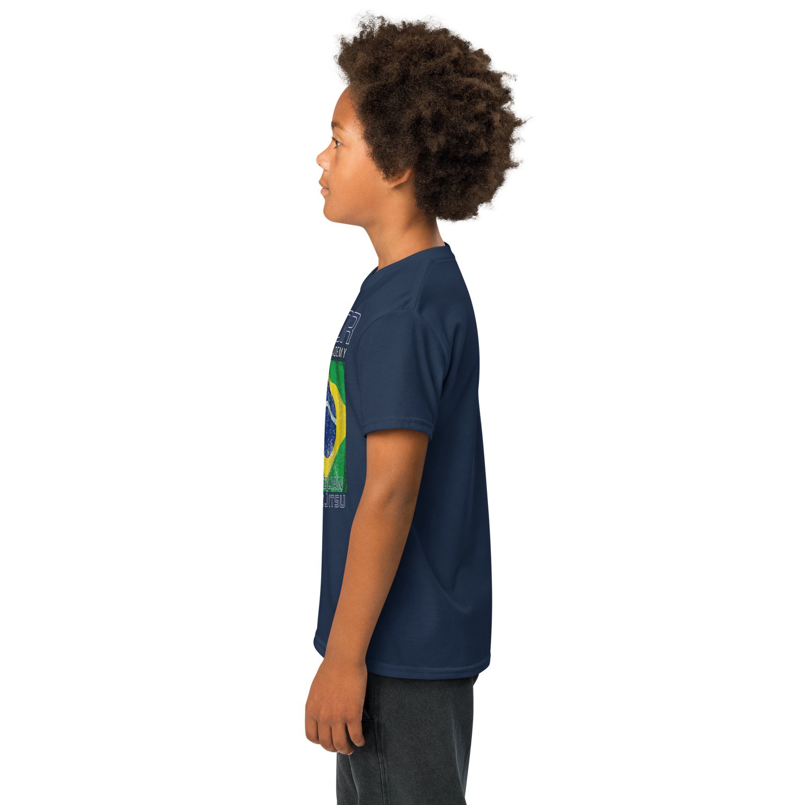 Youth Jiu Jitsu Flag T-shirt - Image 8