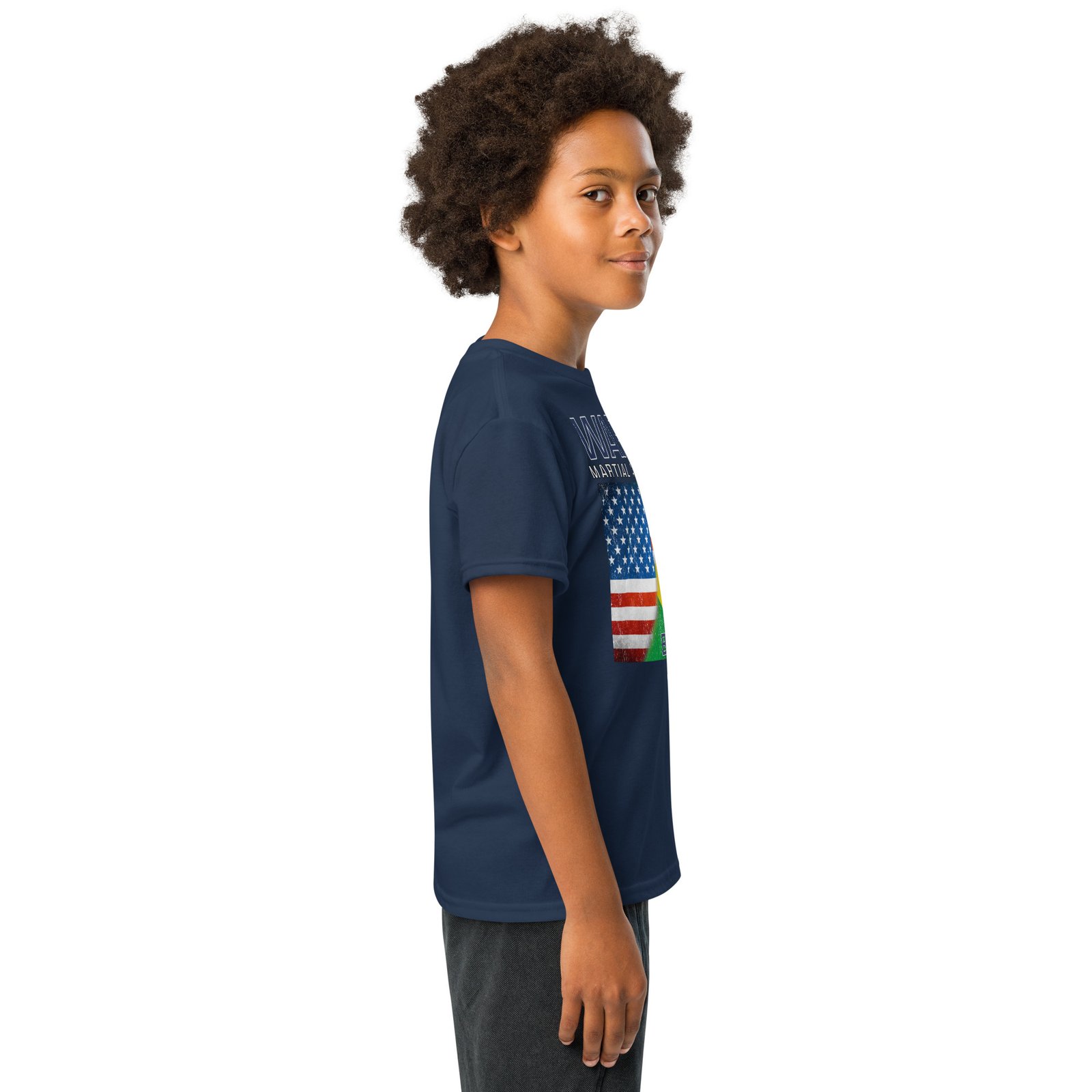 Youth Jiu Jitsu Flag T-shirt - Image 9