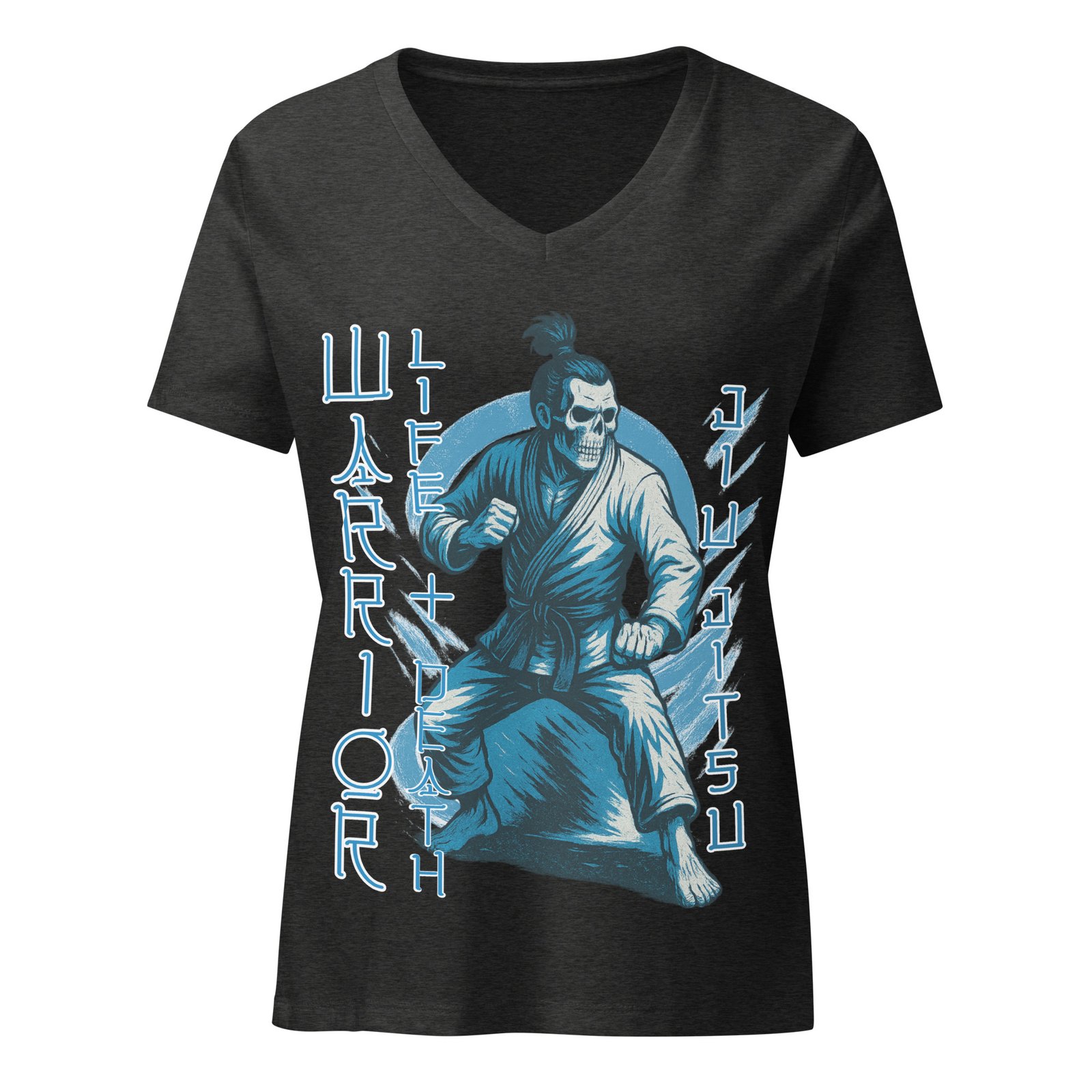 Women's BJJ Skull V Cut - Image 9