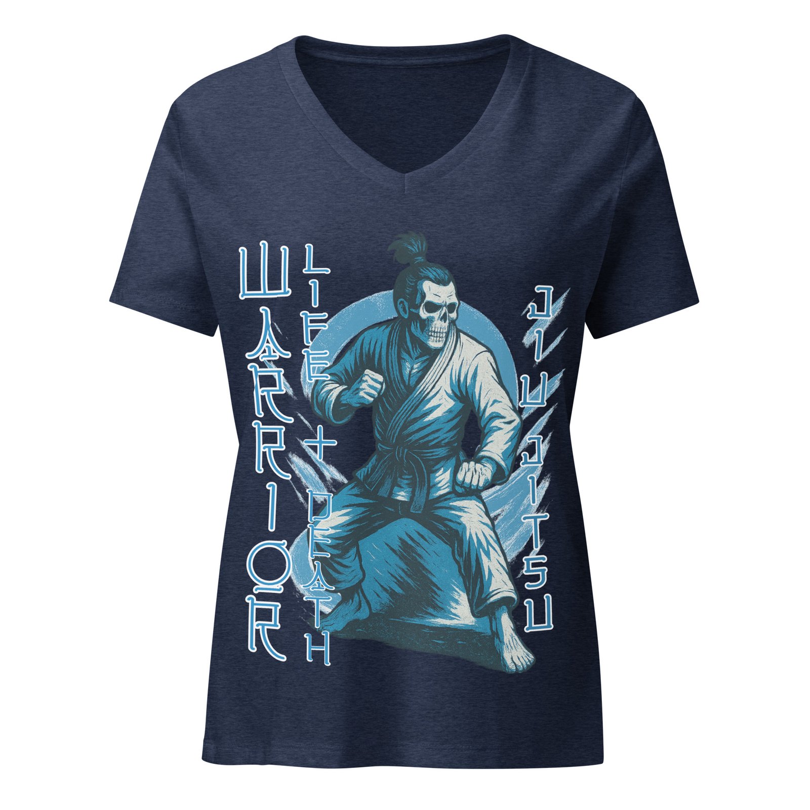 Women's BJJ Skull V Cut - Image 5